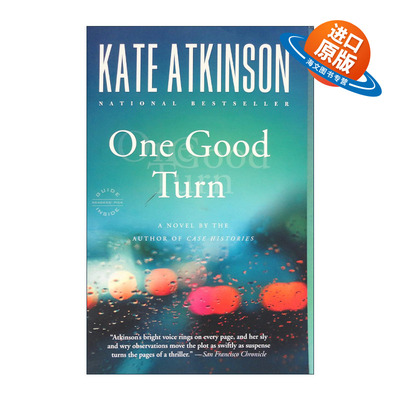 英文原版 One Good Turn 善意恶行 杰克逊·布罗迪之谜系列 凯特·阿特金森 英文版 进口英语原版书籍