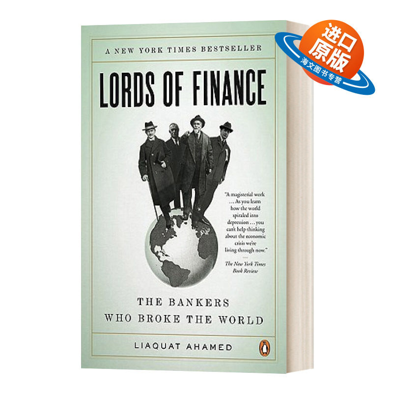 英文原版 Lords of Finance the Bankers Who Broke the World 金融之王 英文版 进口英语原版书籍