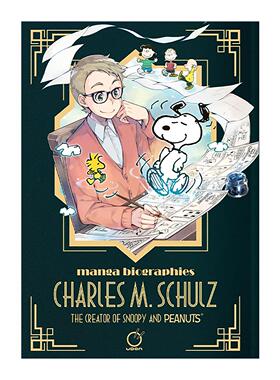 英文原版 Manga Biographies 查尔斯·舒尔茨传记漫画 史努比 英文版 进口英语原版书籍