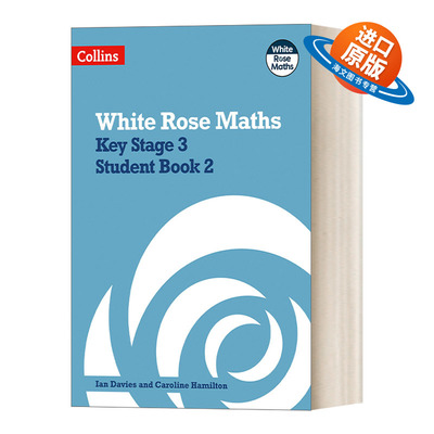 英文原版 Collins Key Stage 3 Maths Student Book 2 White Rose Maths 白玫瑰数学 英国初中数学学生用书 2 进口英语原版书籍