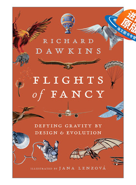英文原版 Flights of Fancy 你想像鸟一样飞吗 一座关于飞行的纸上博物馆 理查德·道金斯 英文版 进口英语原版书籍