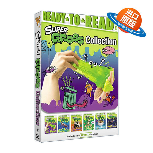 英文原版 Super Gross Collection 准备读系列分级阅读2 事实科普 6册盒装 Ready-to-Read Level 2 英文版 进口英语原版书籍
