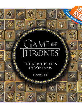 英文原版 Game of Thrones the Noble Houses of Westeros 权游 贵族维斯特洛家族 1-5季 英文版 进口英语原版书籍
