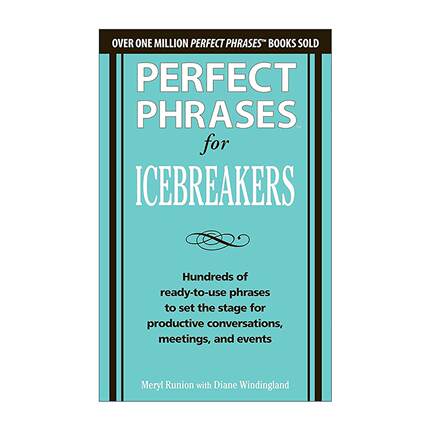 英文原版 Perfect Phrases for Icebreakers 破冰对话完美用语 英文版 进口英语原版书籍