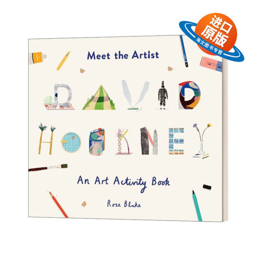 英文原版 Meet the Artist David Hockney 认识艺术家 大卫·霍克尼 英文版 进口英语原版书籍