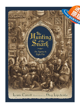 英文原版 The Hunting of the Snark 猎鲨记 爱丽丝梦游仙境作者Lewis Carroll 儿童版经典文学 精装 英文版 进口英语原版书籍