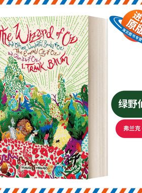 英文原版 The Wizard of Oz 绿野仙踪 珍藏刺绣封面 企鹅经典豪华毛边版 英文版 进口英语原版书籍儿童外文书