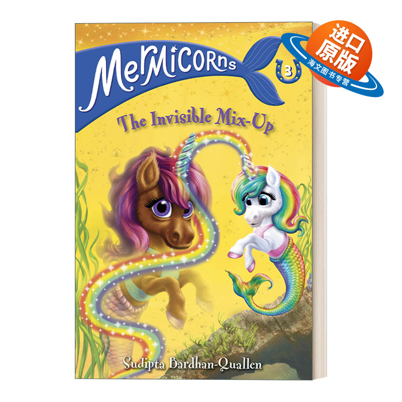 英文原版 Mermicorns 03 The Invisible Mix-Up 美人鱼独角兽系列3 看不见的混乱 儿童冒险魔法主题章节桥梁书 Sudipta Bard英文版