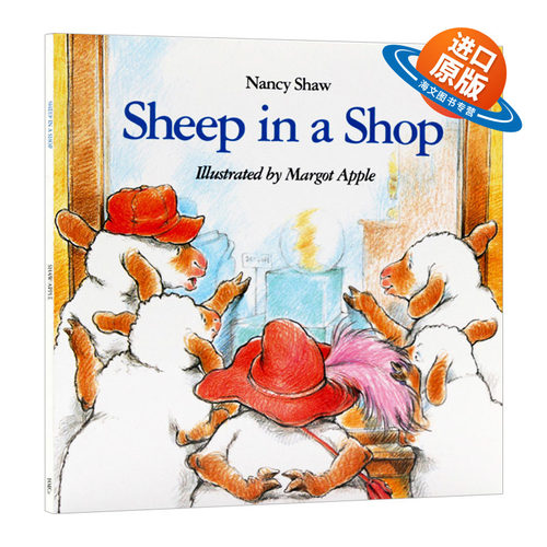 英文原版 Sheep in a Shop 小羊逛商店 平装绘本 廖彩杏推荐 英文版 进口英语原版书籍儿童外文书