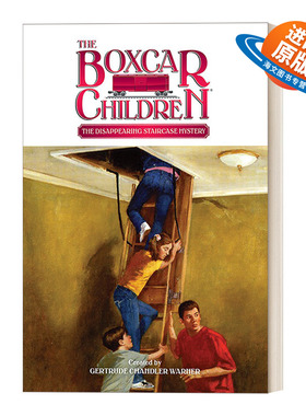 英文原版 #85 The Disappearing Staircase Mystery棚车少年85 英文版 进口英语原版书籍