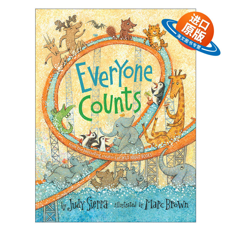 英文原版 Everyone Counts 每个人都很重要 Marc Brown插图 儿童性格情商养成 亲子共读精装绘本 Judy Sierra 英文版进口英语书籍