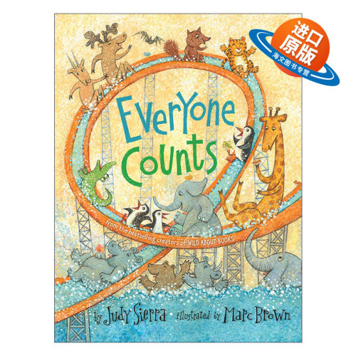 英文原版 Everyone Counts 每个人都很重要 Marc Brown插图 儿童性格情商养成 亲子共读精装绘本 Judy Sierra 英文版进口英语书籍