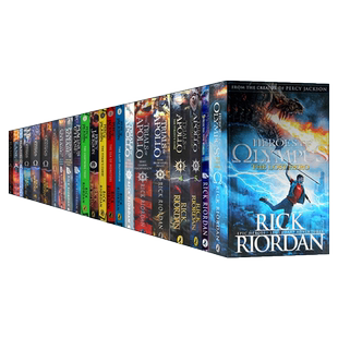 英文原版 Percy Jackson 波西杰克逊全套22册 神火之盗/奥林匹斯英雄/埃及守护神/马格纳斯与仙宫之神/阿波罗的审判 英文版进口书