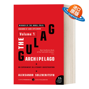 Archipelago 古拉格群岛 卷1 英文原版 进口英语原版 Gulag 英文版 书籍 The