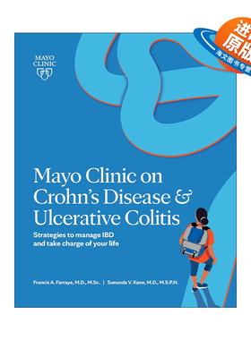 英文原版 Mayo Clinic on Crohn's Disease & Ulcerative Colitis 梅奥克罗恩病与溃疡性结肠炎指南 IBD 治疗 改善 进口英语书籍