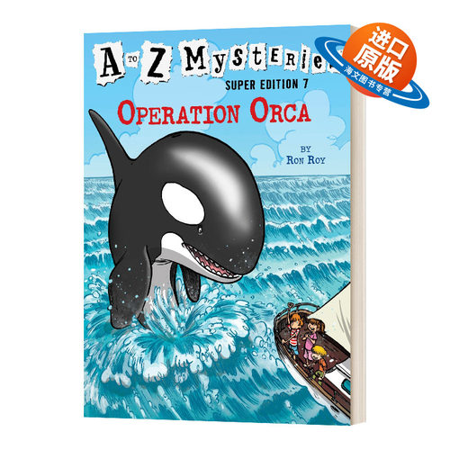 英文原版 Operation Orca 逆戟鲸行动 神秘案件特别版7 A to Z Mysteries Super Edition 7 英文版 进口英语原版书籍儿童外文书