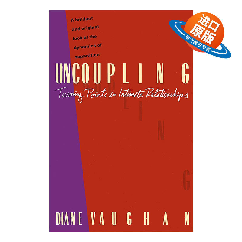 英文原版 Uncoupling 分手 亲密关系的转折点 哥伦比亚大学社会学教授Diane Vaughan 英文版 进口英语原版书籍