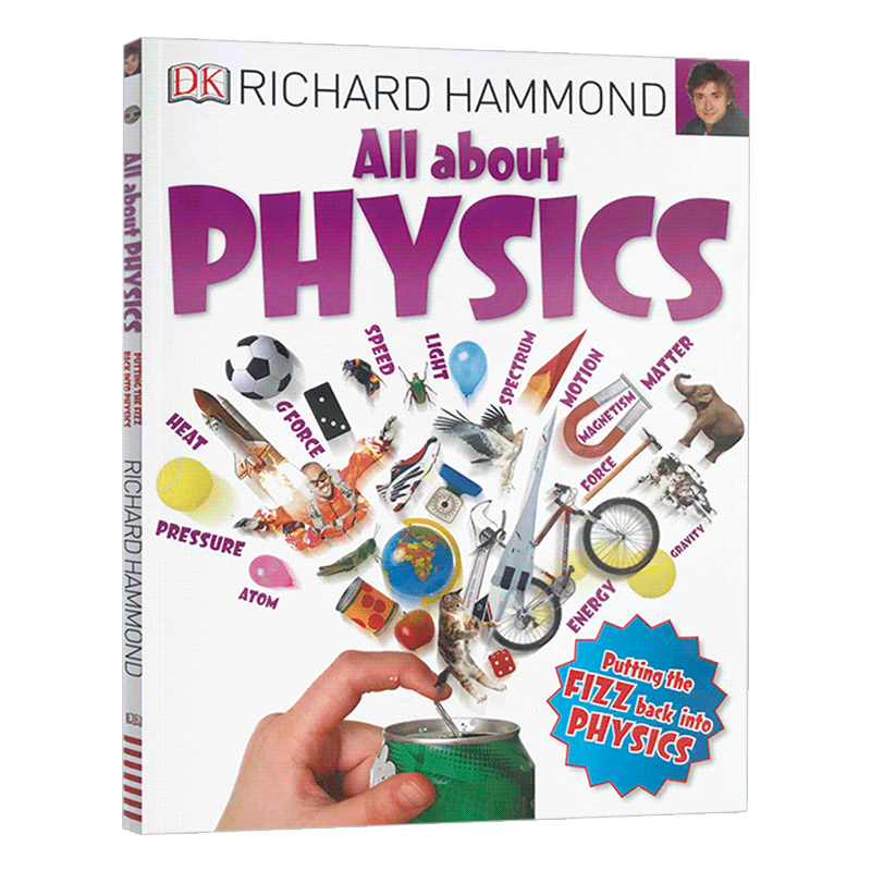 DK大课题百科书 物理 英文原版 All About Physics 所有关于物理的东西 十万个物理为什么 儿童趣味学习阅读科普读物 英文版书籍