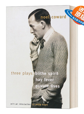英文原版 Blithe Spirit  Hay Fever  Private Lives 欢乐的精灵 花粉过敏 私人生活 No?l Coward诺埃尔·考沃德 进口英语书