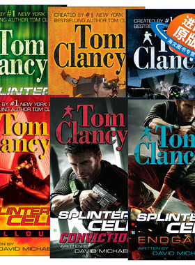 英文原版 Tom Clancy's Splinter Cell 汤姆克兰西细胞分裂系列6册 惊悚悬疑军事小说 David Michaels 英文版 进口英语原版书籍