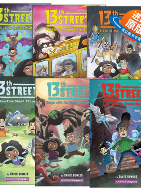 英文原版 13th Street 第13大街6册 奇幻冒险儿童小说 初级章节桥梁书 6-10岁 英文版 进口英语原版书籍