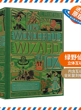 英文原版 The Wonderful Wizard of Oz Interactive MinaLima Edition 绿野仙踪立体互动书 MinaLima工作室 英文版 进口英语书籍