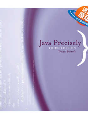 英文原版 Java Precisely The MIT Press Java编程精确指南 第三版 计算机 Peter Sestoft 英文版 进口英语原版书籍