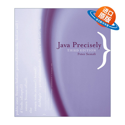 英文原版 Java Precisely The MIT Press Java编程精确指南 第三版 计算机 Peter Sestoft 英文版 进口英语原版书籍