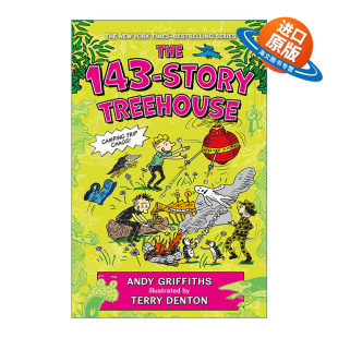 英文原版 The 143-Story Treehouse Camping Trip Chaos! 小屁孩树屋历险记143层树屋故事 精装 英文版 进口英语原版书籍