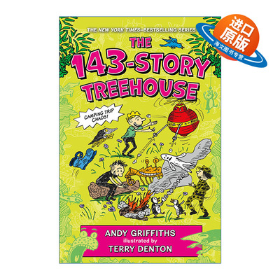 英文原版 The 143-Story Treehouse Camping Trip Chaos! 小屁孩树屋历险记143层树屋故事 精装 英文版 进口英语原版书籍