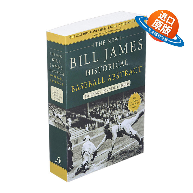 英文原版 The New Bill James Historical Baseball Abstract 新比尔 詹姆斯历史棒球摘要 英文版 进口英语原版书籍