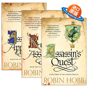 英文原版 The Farseer Trilogy 刺客正传1-3册 新版 Robin Hobb 刺客学徒 皇家刺客 英文版 进口英语原版书籍