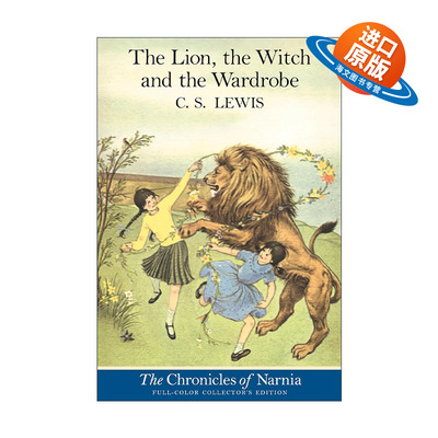 英文原版 The Lion the Witch and the Wardrobe 纳尼亚传奇2 狮子.女巫和魔衣柜 全彩版 英文版 进口英语原版书籍
