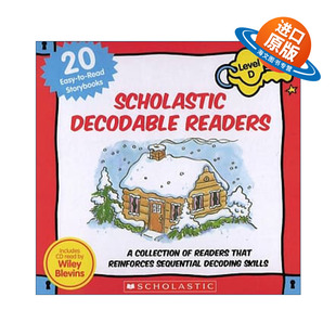 英文原版 Decodable Readers Box Set Level D-Color 学乐自然拼读解码读物20本彩色绘本盒装D级 附CD 英文版 进口英语原版书籍