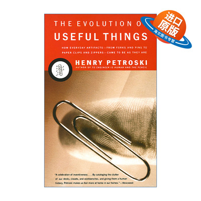 英文原版 The Evolution of Useful Things 日用器具进化史 豆瓣阅读 Henry Petroski 英文版 进口英语原版书籍