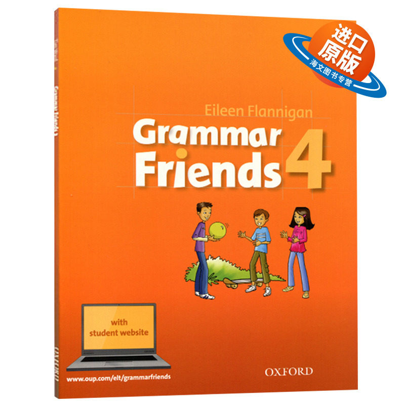 牛津小学英语语法书 英文原版 Oxford Grammar Friends 4 和语法做朋友 涵盖剑桥少儿英语考试语法课程教材书籍儿童外文书