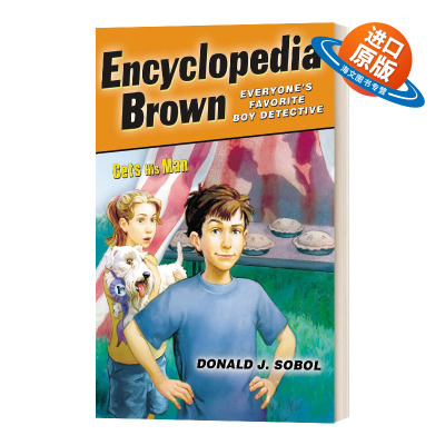 英文原版 Encyclopedia Brown Gets His Man 百科全书小布朗 找到他了 英文版 进口英语原版书籍儿童外文书