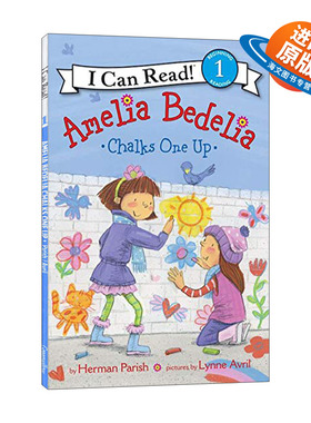 英文原版 Amelia Bedelia Chalks One Up 阿米莉亚 糊涂女佣分级阅读 I Can Read Level 1 英文版 进口英语原版书籍