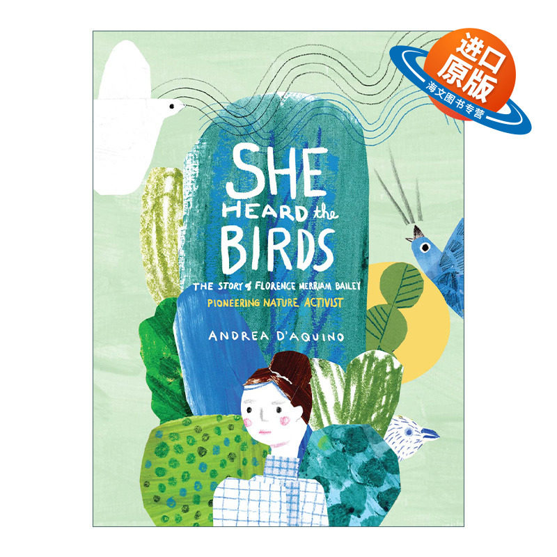 英文原版 She Heard the Birds 她听见了鸟类的声音 艺术启蒙精装绘本 英文版 进口英语原版书籍