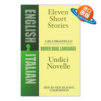 原版小说 Eleven Short Stories 十一部意大利短篇小说 英意双语版 诺贝尔文学奖得主Luigi Pirandello 进口原版书籍