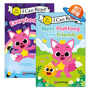 Can 书籍 碰碰狐2册 进口英语原版 英文版 Read First Pinkfong 英文原版