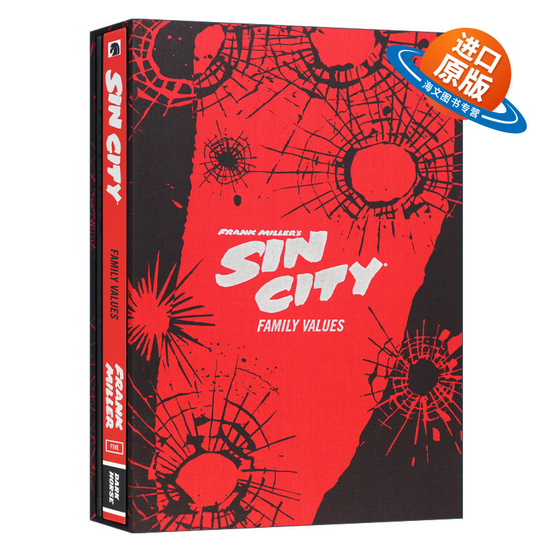 英文原版 Frank Miller's Sin City Volume 5 Family Values Fourth Edition 米勒经典漫画 罪恶之城5 精装收藏版 进口原版书籍
