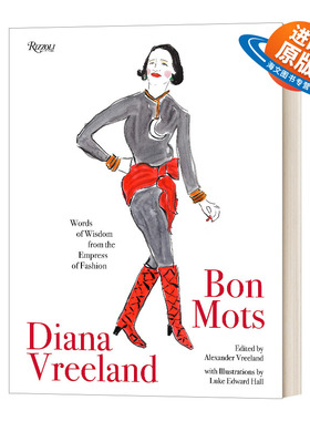 英文原版 Diana Vreeland Bon Mots 黛安娜 弗里兰 时尚皇后的智慧之言时尚生活 英文版 进口英语原版书籍
