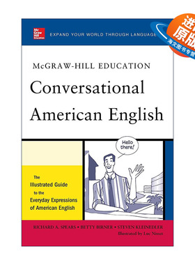 英文原版 McGraw-Hill's Conversational American English 美式英语会话 提高口语 麦格劳希尔 英文版 进口英语原版书籍