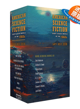 英文原版 Amer Scifi Novels 1960S 2C Bx 20世纪60年代的阿米尔科幻小说 盒套装 英文版 进口英语原版书籍