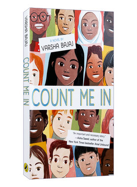 英文原版 Count Me In 算我一个 儿童友谊小说 Varsha Bajaj 英文版 进口英语原版书籍