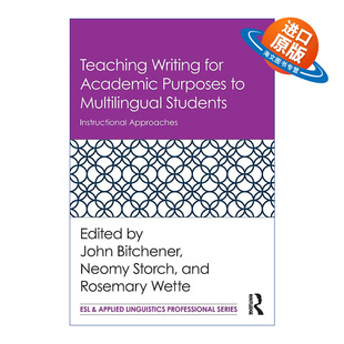 英文原版 Teaching Writing for Academic Purposes to Multilingual Students 多语种学生的学术写作教学 指导方法 英文版