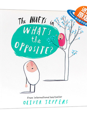 英文原版绘本 The Hueys — What’S The Opposite? 小不点学习反义词 奥利弗·杰弗斯绘本 英文版 进口英语原版书籍