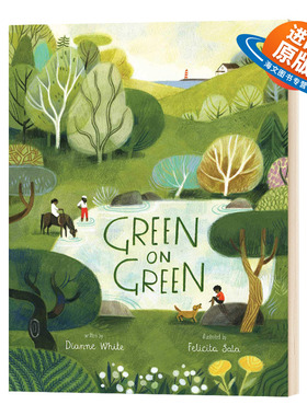 踏青 英文原版 精装 Felicita Sala Green on Green 自然的颜色  英文版 绘本图画书 进口英语书籍儿童外文书