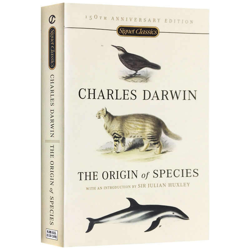 正版物种起源英文原版书 The Origin of Species达尔文生物进化经典名著英文版进口书籍_虎窝淘
